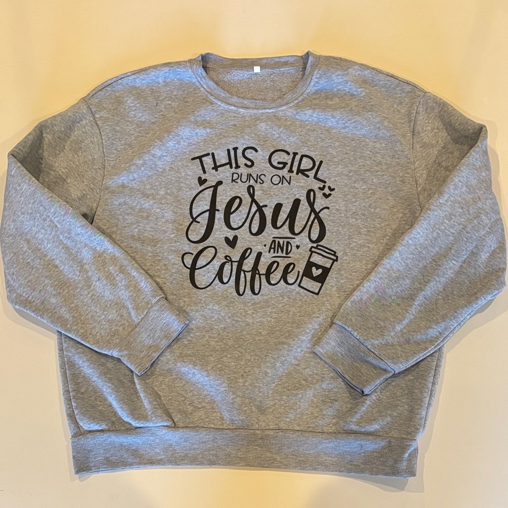 Gray Graphic Sweatshirt